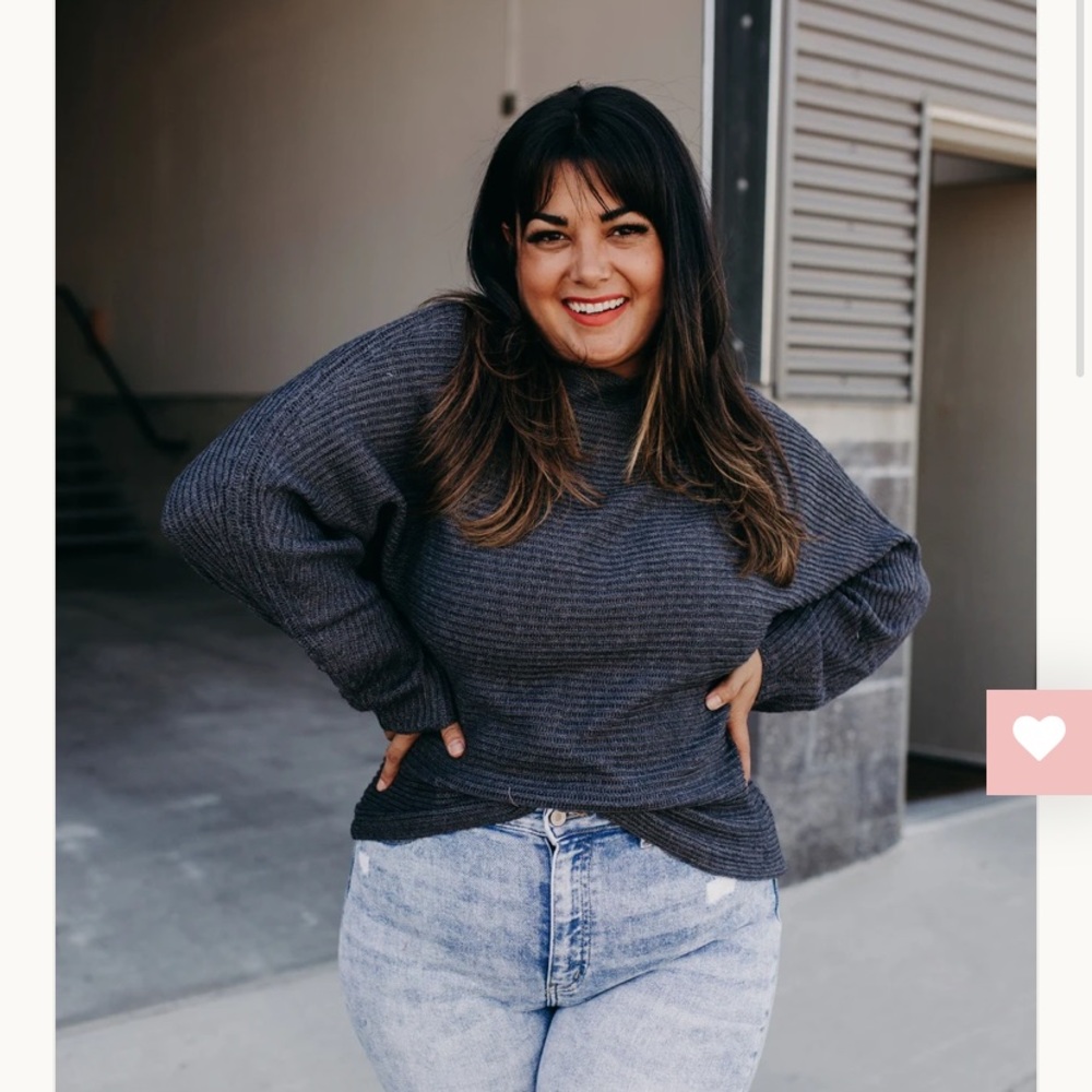 Gray sweater